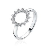 ZINZI ring ZIR1883 - Zilver 925 - Zirkonia