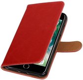 Mobieletelefoonhoesje.nl - iPhone 7 Plus Hoesje Zakelijke Bookstyle Rood