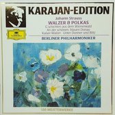 1-CD JOHANN STRAUSS - WALZER & POLKAS - BERLINER HARMONIKER / HERBERT VON KARAJAN