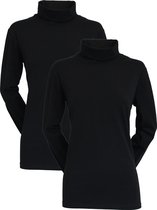 Campri Rollneck  Wintersportpully - Maat S  - Vrouwen - zwart