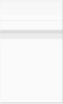 Plastiek Zakken 22.7x28.6cm Premium met beschermende Sluiting (100 stuks)