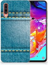 GSM Hoesje Geschikt voor Samsung Galaxy A70 Design Jeans