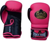 Punch Round Bokshandschoenen Combat Sport Pink Gold 12 OZ Bokshandschoenen