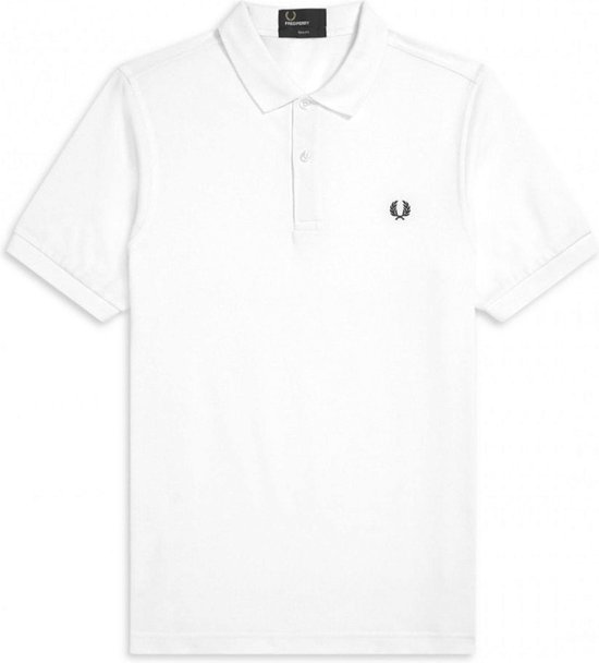 Fred Perry Slim Fit Shirt Piqu - Polo de sport - Homme - Taille M - Blanc - M600-100