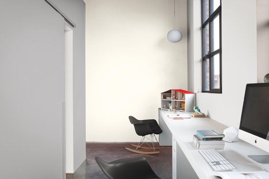 Flexa - Strak Op De Muur Binnen Mat - Gebroken Wit / Ral 9010 - 2,5 L