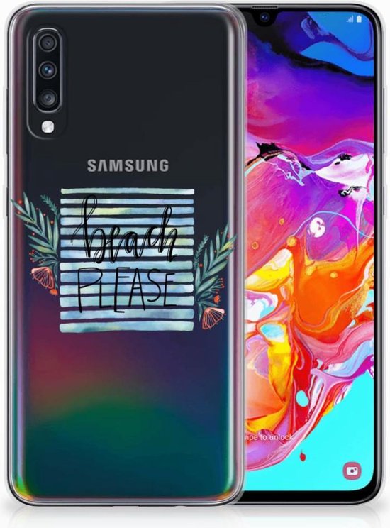 Coque Smartphone pour Samsung Galaxy A70 Coque Boho Beach