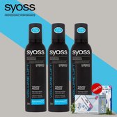 Syoss Volume Lift Mouse Spray 250ml - 3 Pack Voordeelverpakking - Oramint Oral Care Kit