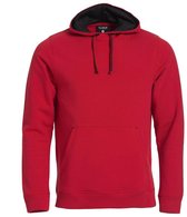 Clique Classic Hoody-35-Rood-S