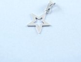 House of Jewels - Zilveren open Ster hanger