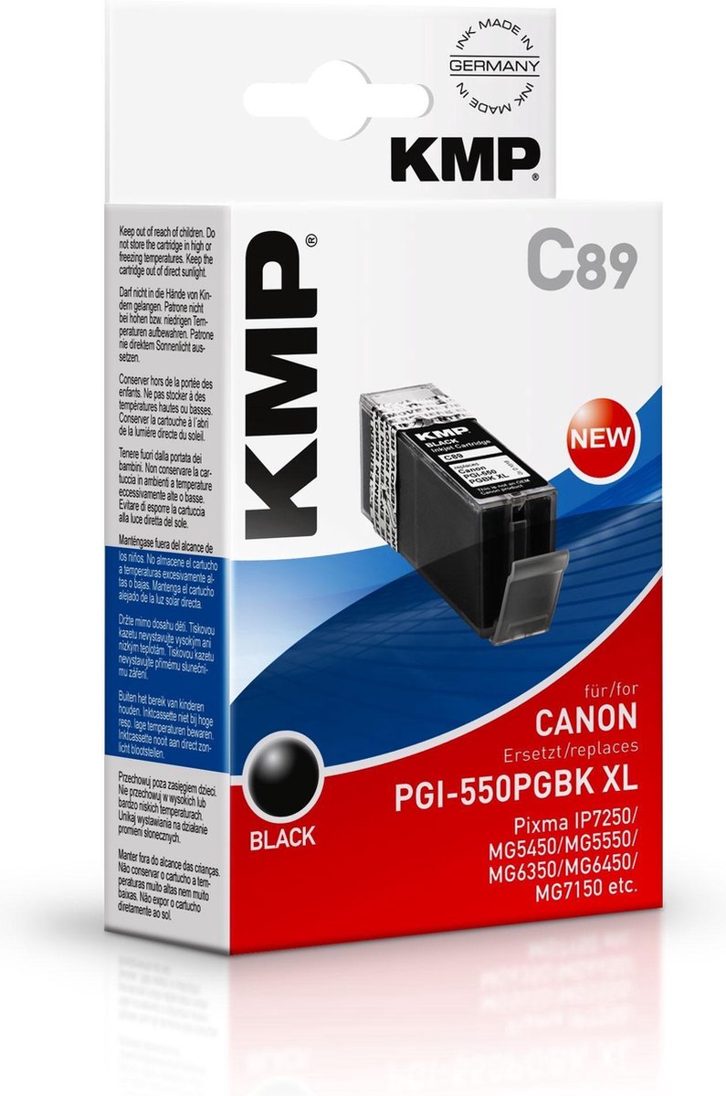 KMP Canon PGI-550PGBK XL comp. black C89