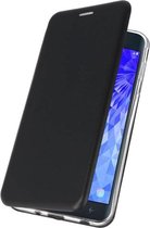 Zwart Premium Folio Booktype Hoesje voor Samsung Galaxy J7 2018