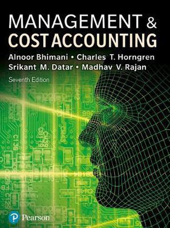 Management and Cost Accounting 9781292232669 Colin Drury