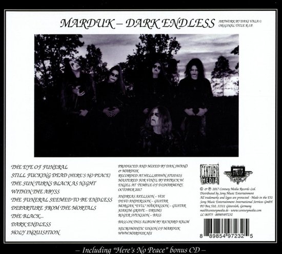 Dark Endless (25th Anniversary Edition) - Marduk
