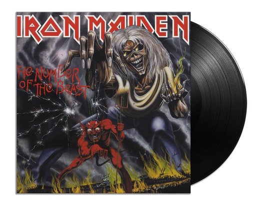 Iron Maiden The Number Of The Beast - LP heavy metal album - 2014