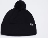 Pacific Headwear 641K Pom-Pom Cuff Beanie - Navy Blue - OSFM