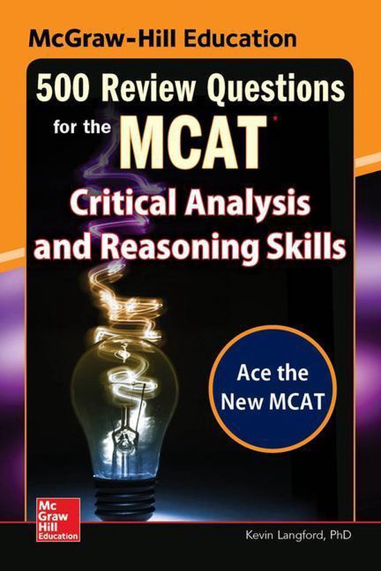 McGraw-Hill Education 500 Review Questions for the MCAT: Cri ... - cover