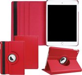 iPad 2017/2018 hoes - 360 graden draaibaar - rood