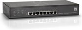 LevelOne GEP-0812W120 Gigabit Ethernet (10/100/1000) Grijs Power over Ethernet (PoE)