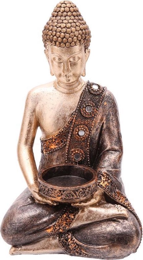 vriendelijk Bij wet vriendelijk Puckator - Thaise boeddha theelichthouder | bol.com