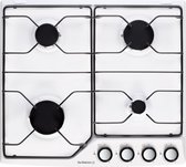De Dietrich DPE7610W Ingebouwd Gaskookplaat Wit kookplaat