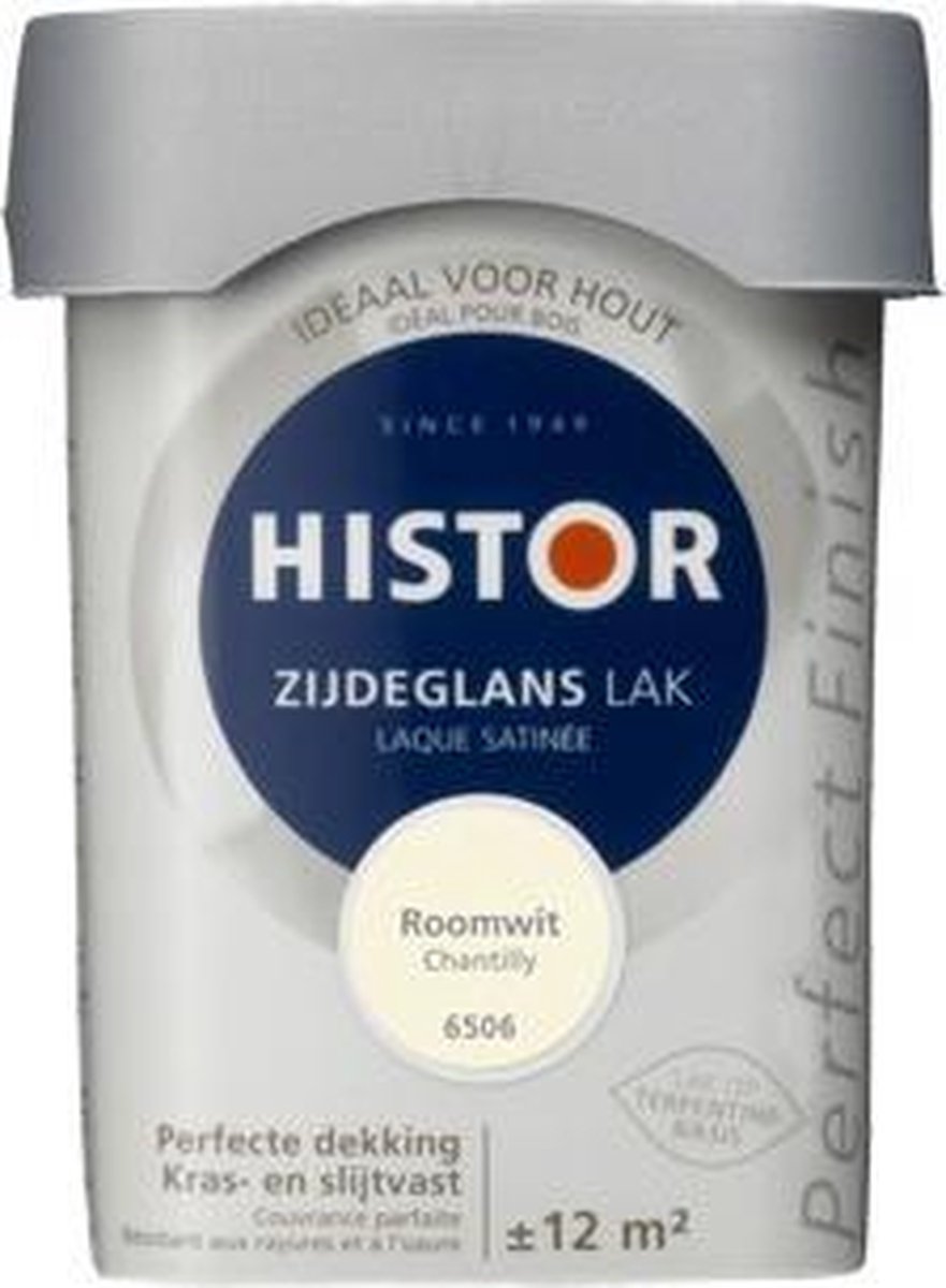 postkantoor Uitvoerbaar Bermad Histor Perfect Finish Lak Zijdeglans 0,75 liter - Roomwit | bol.com
