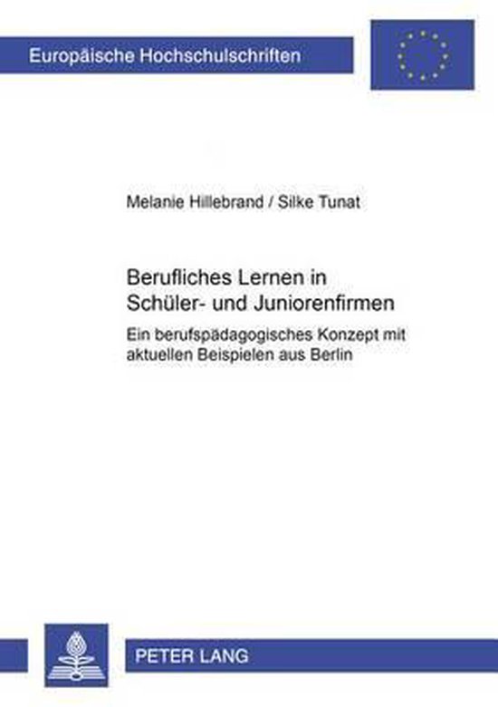 Berufliches Lernen in Schüler- und Juniorenfirmen - cover