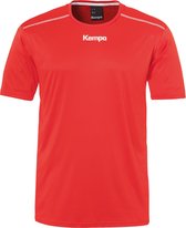 Kempa Poly  Sportshirt performance - Maat 128  - Unisex - rood