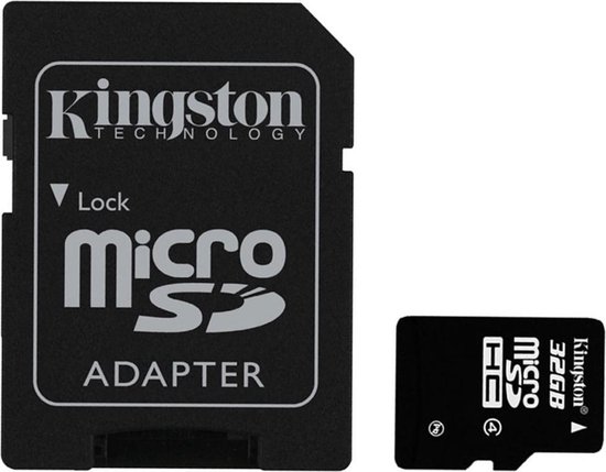 Kingston 32GB MicroSDHC-Geheugenkaart