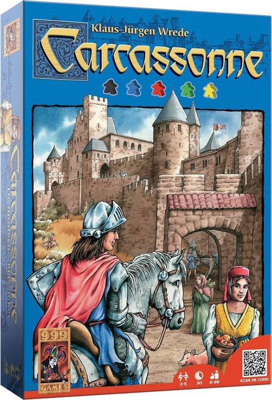 Stap motor Fractie Carcassonne origineel Bordspel | Games | bol.com