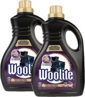 Woolite Wasmiddel vloeibaar Zwart & Donker met keratine - 2 x 2 l