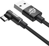 Baseus Elbow USB-C kabel 1A - 1m - Black