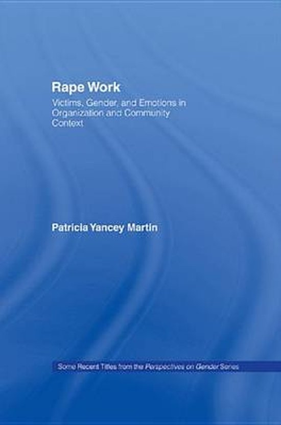 Perspectives on Gender - Rape Work - cover