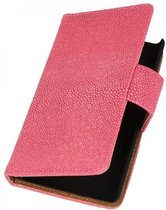 Devil Booktype Wallet Case Hoesjes voor Nokia Lumia 525 Roze