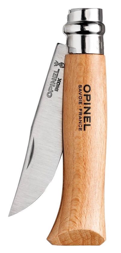 Opinel zakmes no. 8 - RVS - Hout - Opinel