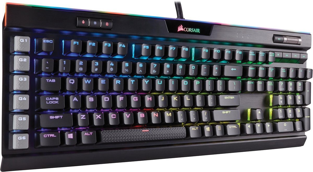 corsair k95 rgb platinum mechanical gaming keyboard cherry mx speed