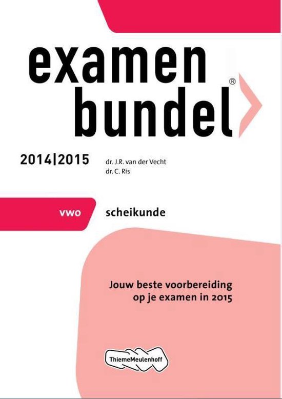 Examenbundel - Scheikunde Vwo 2014/2015 - cover