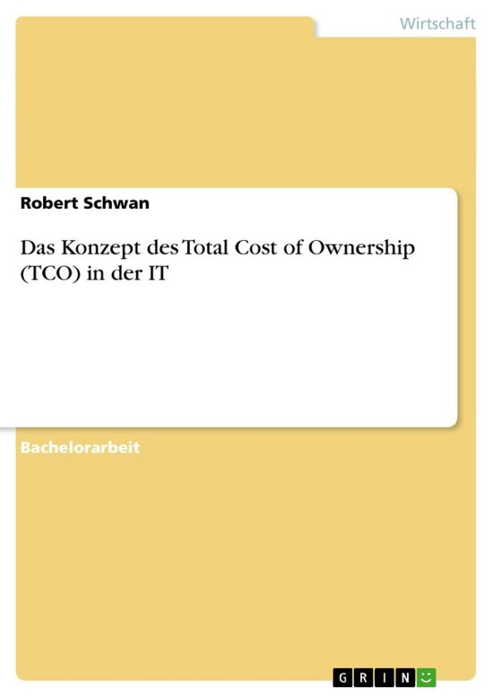 Das Konzept des Total Cost of Ownership (TCO) in der IT - cover