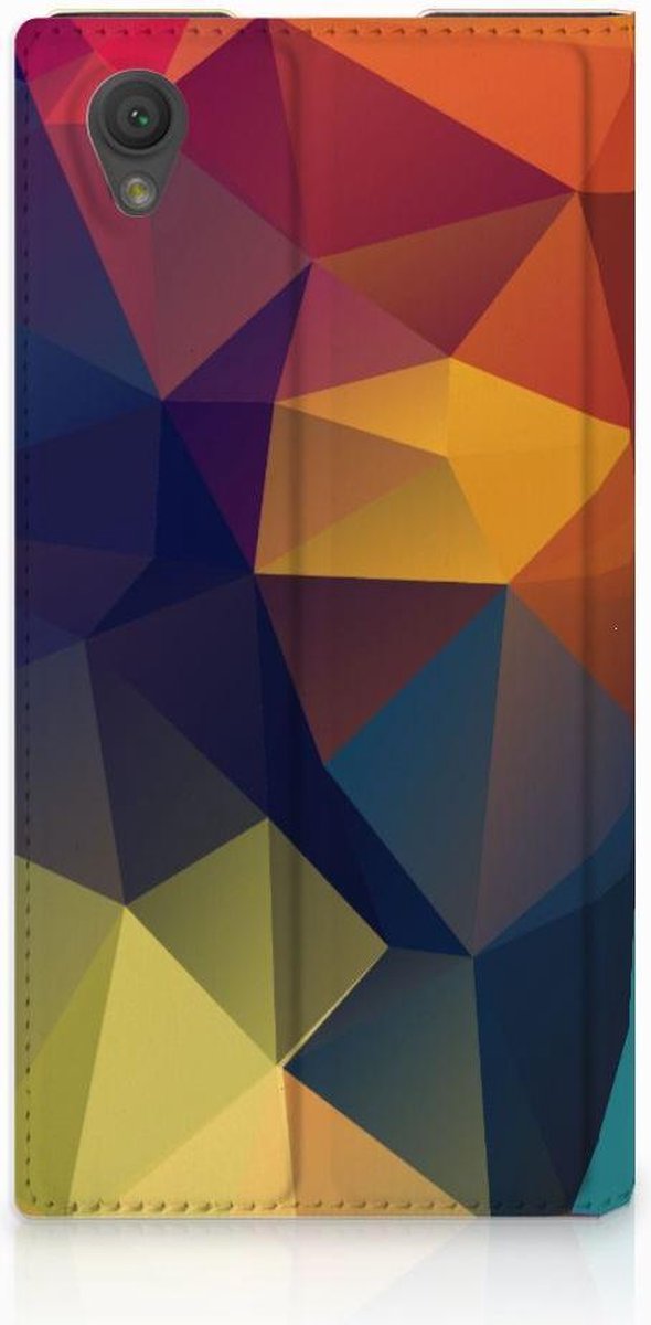 Sony Xperia L1 Stand Case Polygon Color