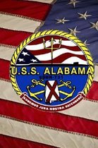 US Navy Ohio Class Submarine USS Alabama SSBN 731 Crest Badge Journal