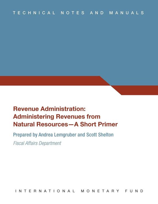 Technical Notes and Manuals 14 - Revenue Administration: Administering ...
