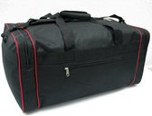 KWD Sporttas Pantera zonder logo - Zwart/rood