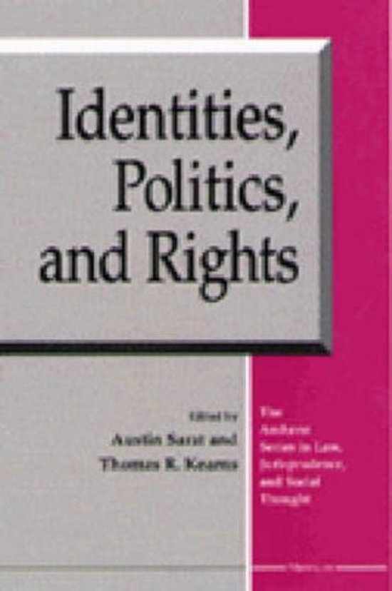 Foto: Amherst series in law jurisprudence and social thought identities politics and rights