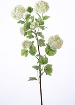 Sneeuwbal - Viburnum - groot - 1 stuk - zijden bloem - groen - topkwaliteit - 97cm