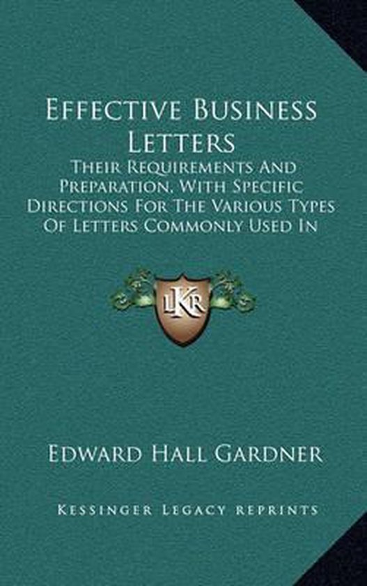 effective-business-letters-edward-hall-gardner-9781164797968-boeken-bol