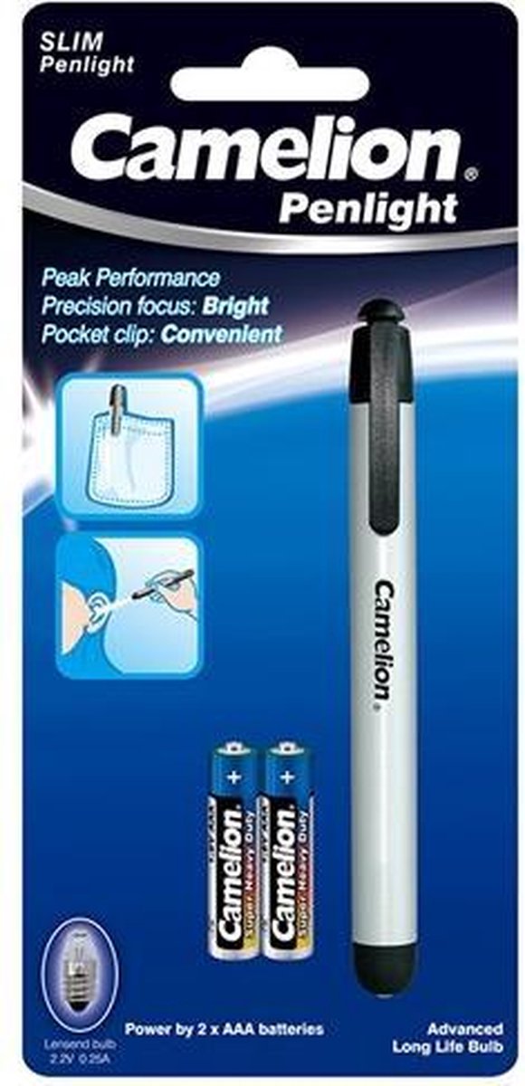 Camelion penlamp incl. 2xR03/AAA blister 1
