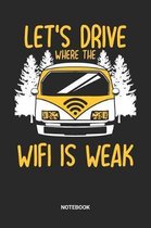 Let's Drive Where The Wifi Is Weak Notebook