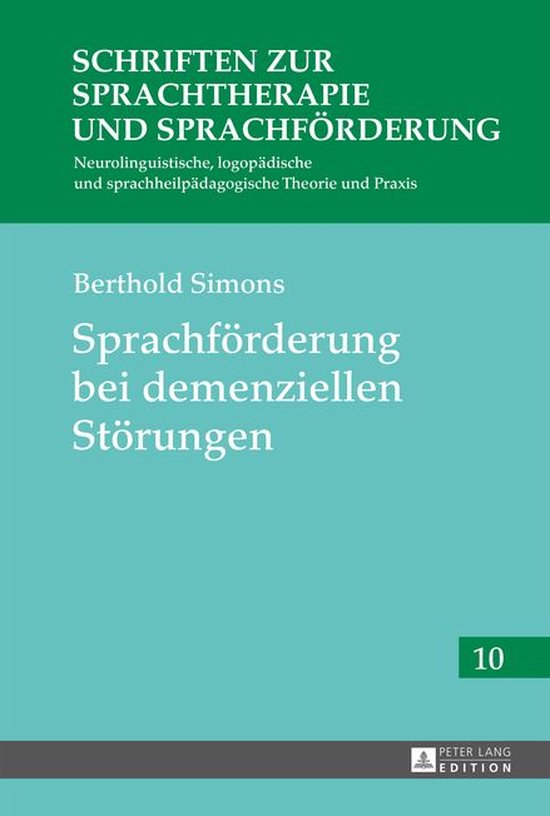 Schriften zur Sprachtherapie und Sprachfoerderung 10 - Sprac ... - cover