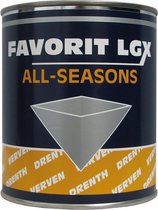 Drenth-Favorit LGX-All Seasons-Grachtengroen Q0.05.10 Groen - 1 liter- Lakverf - Dekkend - Binnen en buiten - Hoogglans -
