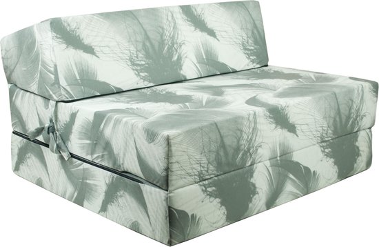 Design logeermatras - organic - camping matras - reismatras - opvouwbaar matras - 200 x 90 x 15 - sofa