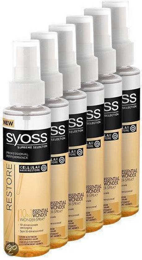 6 x SYOSS Supreme Selection Treatment Restore